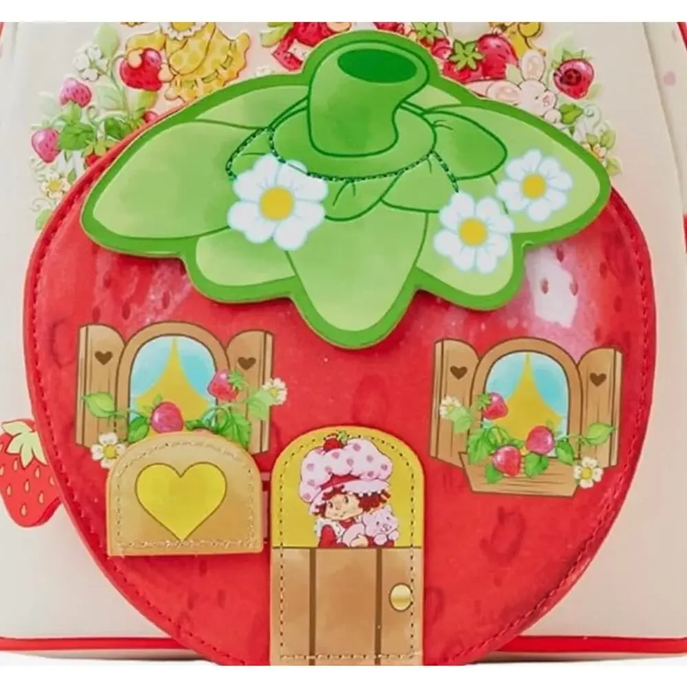 Loungefly Strawberry Shortcake Scented Mini Backpack Wallet Set